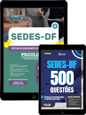 Combo SEDES-DF 2026 - Especialista em Desenvolvimento e Assistência Social (EDAS) - Psicologia - Imagem 1