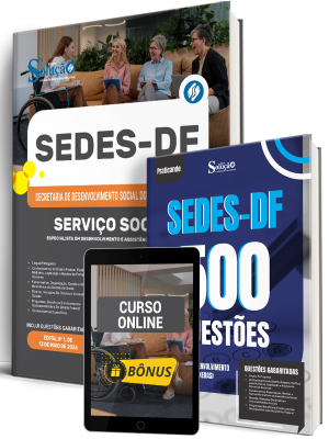 Combo SEDES-DF 2026 - Especialista em Desenvolvimento e Assistência Social (EDAS) - Serviço Social - Imagem 1