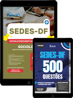 Combo SEDES-DF 2026 - Especialista em Desenvolvimento e Assistência Social (EDAS) - Sociologia - Imagem 1