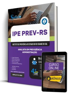 Apostila IPE Prev RS 2026 - Analista em Previdência - Administração - Imagem 1
