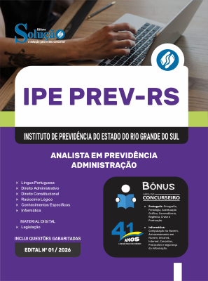 Apostila IPE Prev RS 2026 - Analista em Previdência - Administração - Imagem 3