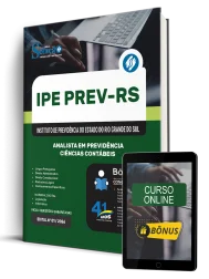 Capa Apostila IPE Prev RS 2026 - Analista em Previdência - Ciências Contábeis