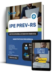 Capa Apostila IPE Prev RS 2026 - Assistente em Previdência