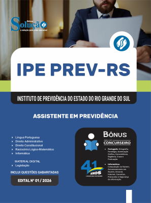 Apostila IPE Prev RS 2026 - Assistente em Previdência - Imagem 3
