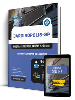 Apostila Prefeitura de Jardinópolis-SP 2026 - Agente de Combate de Endemias - Imagem 1