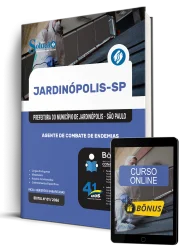 Capa Apostila Prefeitura de Jardinópolis-SP 2026 - Agente de Combate de Endemias