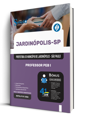 Apostila Prefeitura de Jardinópolis-SP 2026 - Professor PEB I - Imagem 2