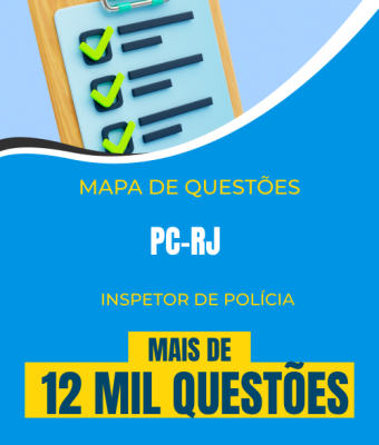 Mapa de Questões Online - Inspetor de Polícia - 12 Mil Questões - Imagem 1