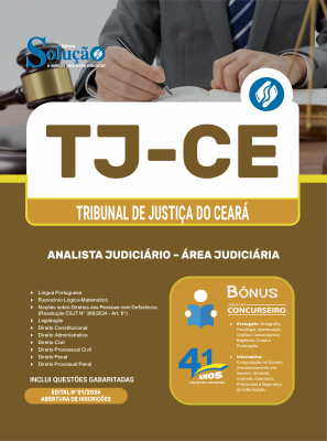Apostila TJ-CE  2026 - Analista Judiciário – Área Judiciária - Imagem 3