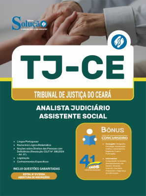 Apostila TJ-CE  2026 - Analista Judiciário - Assistente Social - Imagem 3