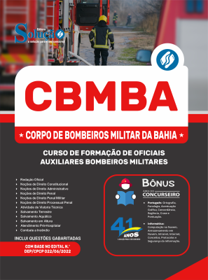 Apostila CBM-BA 2026 - Curso de Formação de Oficiais Auxiliares Bombeiros Militares - Imagem 3