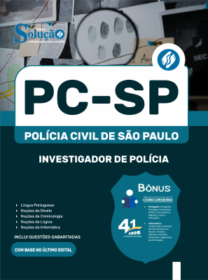 Apostila PC-SP 2026 - Investigador de Polícia - Imagem 3