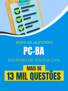 Mapa de Questões Online - PC-BA - Escrivão de Polícia Civil - 13 Mil Questões - Imagem 1