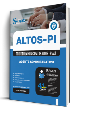 Apostila Prefeitura de Altos-PI 2026 - Agente Administrativo - Imagem 2