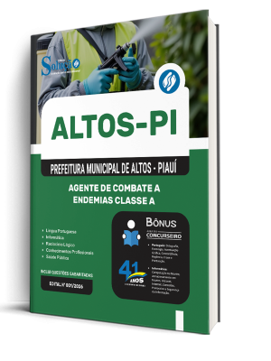 Apostila Prefeitura de Altos-PI 2026 - Agente de Combate a Endemias Classe A - Imagem 2