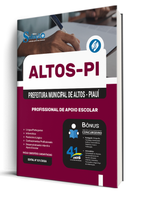 Apostila Prefeitura de Altos-PI 2026 - Profissional de Apoio Escolar - Imagem 2