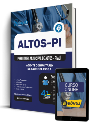 Apostila Prefeitura de Altos-PI 2026 - Agente Comunitário de Saúde Classe A - Imagem 1