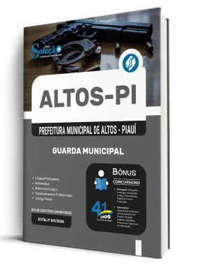 Apostila Prefeitura de Altos-PI 2026 - Guarda Municipal - Imagem 2