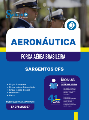 Apostila Aeronáutica do Brasil 2026 - Sargentos CFS - Imagem 3