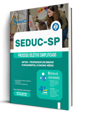 Apostila SEDUC-SP 2026 - Professor de Ensino Fundamental e Ensino Médio - Artes - Imagem 2