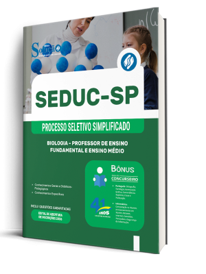 Apostila SEDUC-SP 2026 - Professor de Ensino Fundamental e Ensino Médio - Biologia - Imagem 2
