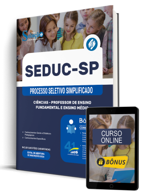 Apostila SEDUC-SP 2026 - Professor de Ensino Fundamental e Ensino Médio - Ciências - Imagem 1