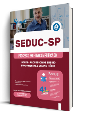Apostila SEDUC-SP 2026 - Professor de Ensino Fundamental e Ensino Médio - Inglês - Imagem 2