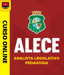 Capa Curso ALECE 2026 - Analista Legislativo - Pedagogia