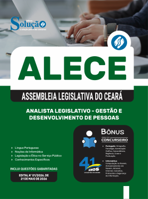 Apostila ALECE 2026 - Analista Legislativo - Gestão e Desenvolvimento de Pessoas - Imagem 3