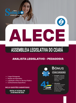 Apostila ALECE 2026 - Analista Legislativo - Pedagogia - Imagem 3