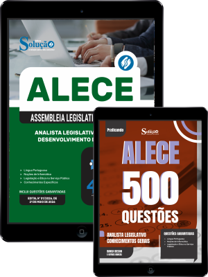 Combo ALECE 2026 - Analista Legislativo - Gestão e Desenvolvimento de Pessoas - Imagem 1
