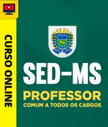 Capa Curso SED-MS - Professor - Comum a Todos os Cargos