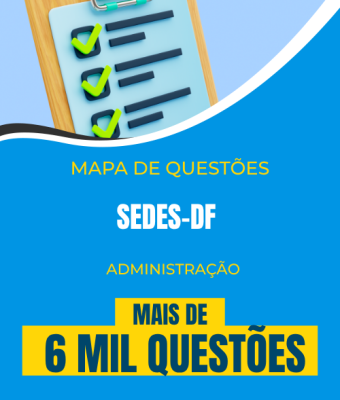Mapa de Questões Online - SEDES-DF - Especialista em Desenvolvimento e Assistência Social - Administração - 6 Mil Questões - Imagem 1