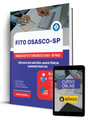 Apostila FITO Osasco 2026 - Técnico em Gestão: Assistência Administrativa - Imagem 1