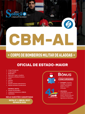 Apostila CBM-AL 2026 - Oficial de Estado-Maior - Imagem 3