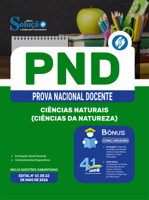 Apostila PND - Prova Nacional Docente 2026 - Ciências Naturais (Ciências da Natureza) - Imagem 3
