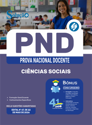 Apostila PND - Prova Nacional Docente 2026 - Ciências Sociais - Imagem 3