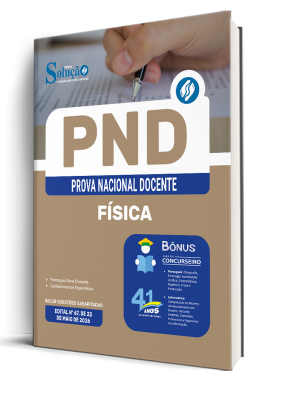 Apostila PND - Prova Nacional Docente 2026 - Física - Imagem 2