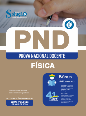 Apostila PND - Prova Nacional Docente 2026 - Física - Imagem 3