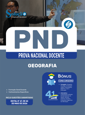 Apostila PND - Prova Nacional Docente 2026 - Geografia - Imagem 3