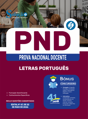 Apostila PND - Prova Nacional Docente 2026 - Letras Português - Imagem 3