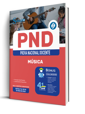 Apostila PND - Prova Nacional Docente 2026 - Música - Imagem 2