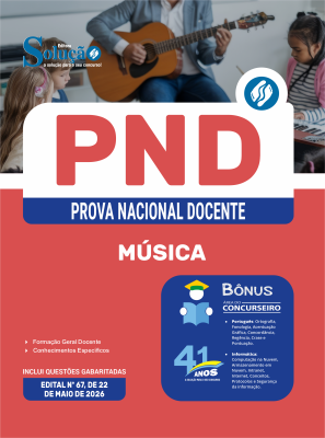 Apostila PND - Prova Nacional Docente 2026 - Música - Imagem 3