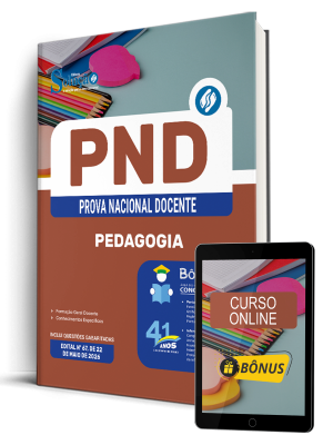 Apostila PND  - Prova Nacional Docente 2026 - Pedagogia - Imagem 1