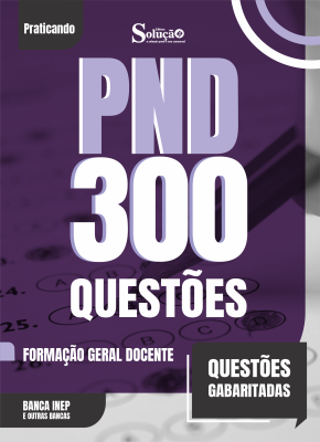 Caderno de Questões PND - Formação Geral Docente - 300 Questões Gabaritadas - Imagem 2