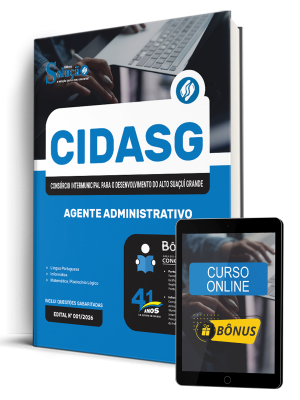 Apostila CIDASG 2026 - Agente Administrativo - Imagem 1