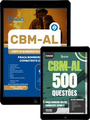 Combo CBM-AL 2026 - Praça Bombeiro Militar Combatente (QPBM/1) - Imagem 1