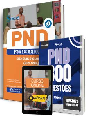 Combo PND - Prova Nacional Docente 2026 - Ciências Biológicas (Biologia) - Imagem 1