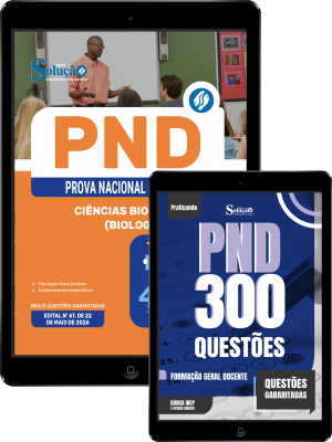 Combo PND - Prova Nacional Docente 2026 - Ciências Biológicas (Biologia) - Imagem 1