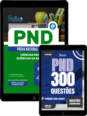 Combo PND - Prova Nacional Docente 2026 - Ciências Naturais (Ciências da Natureza) - Imagem 1